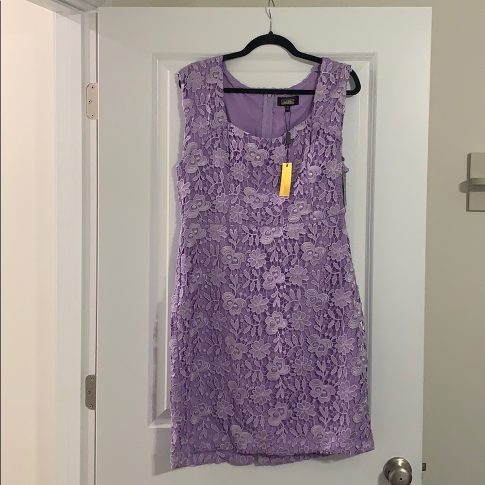 Purple Lace Dress